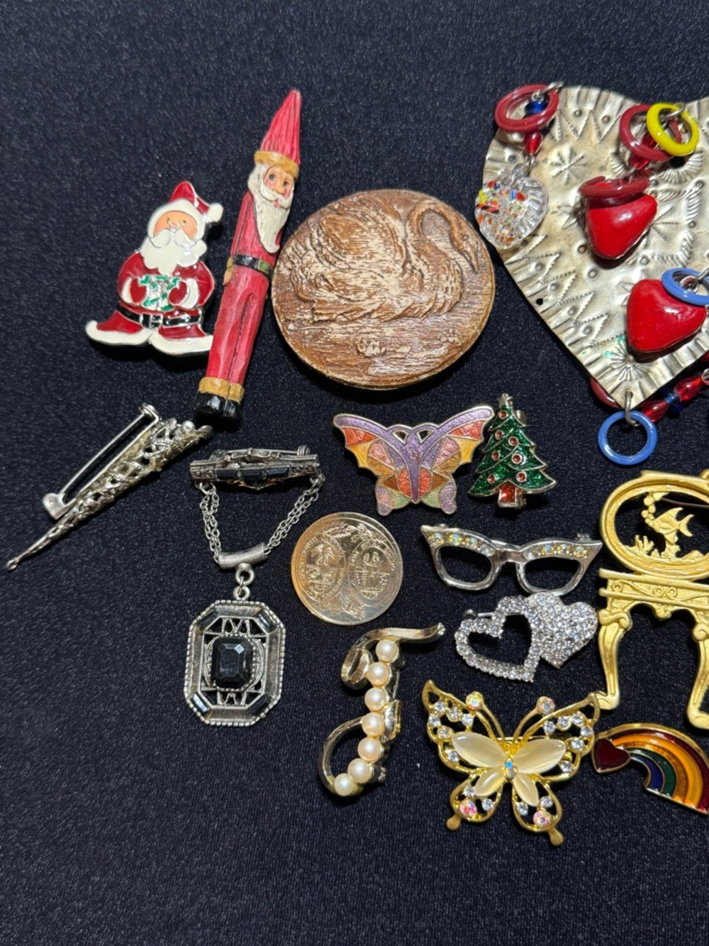 Vintage Mixed Costume Brooches - Picture 4 of 8